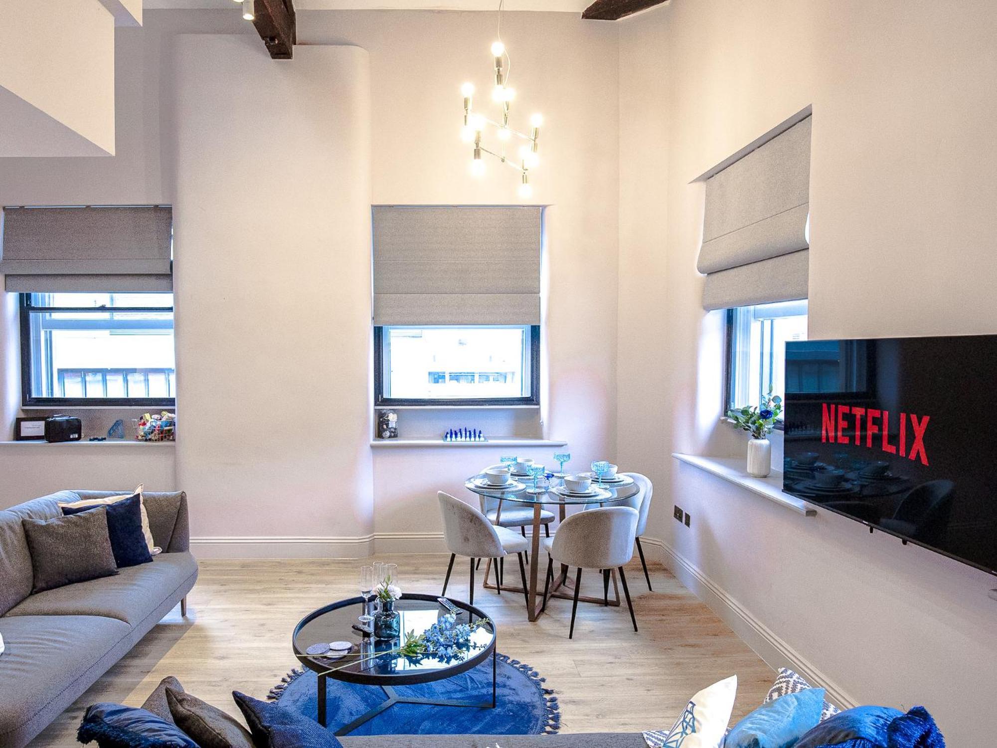 M1 City Centre 3 Bed 3 Bath Luxe Penthouse Manchester Exterior foto